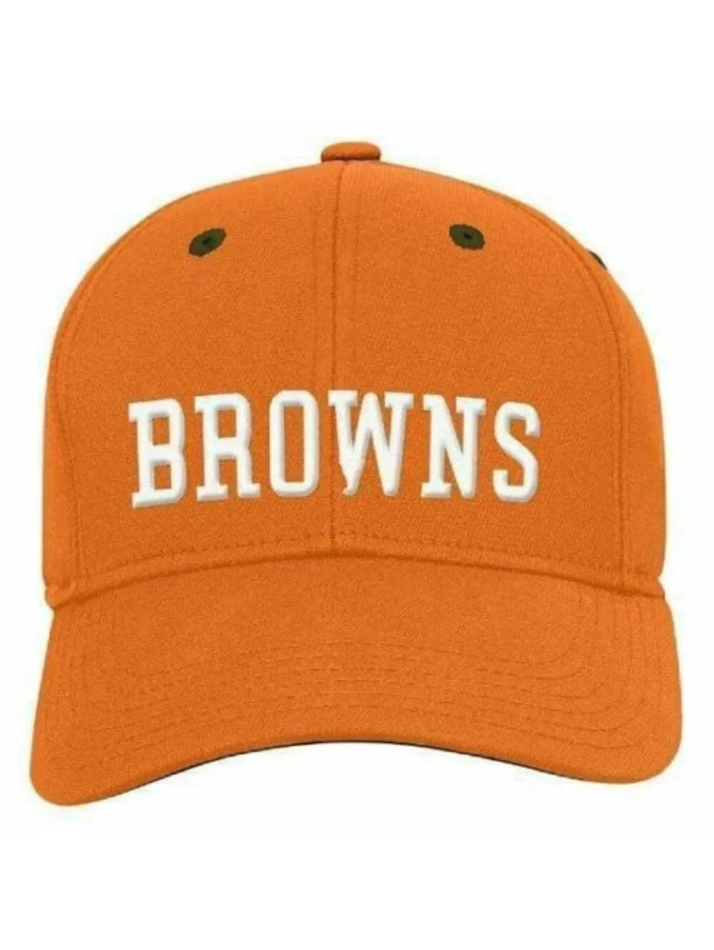 NFL Cleveland Browns Baseball Hat OS Kids Football Orange Flex Fit Fitmax 70